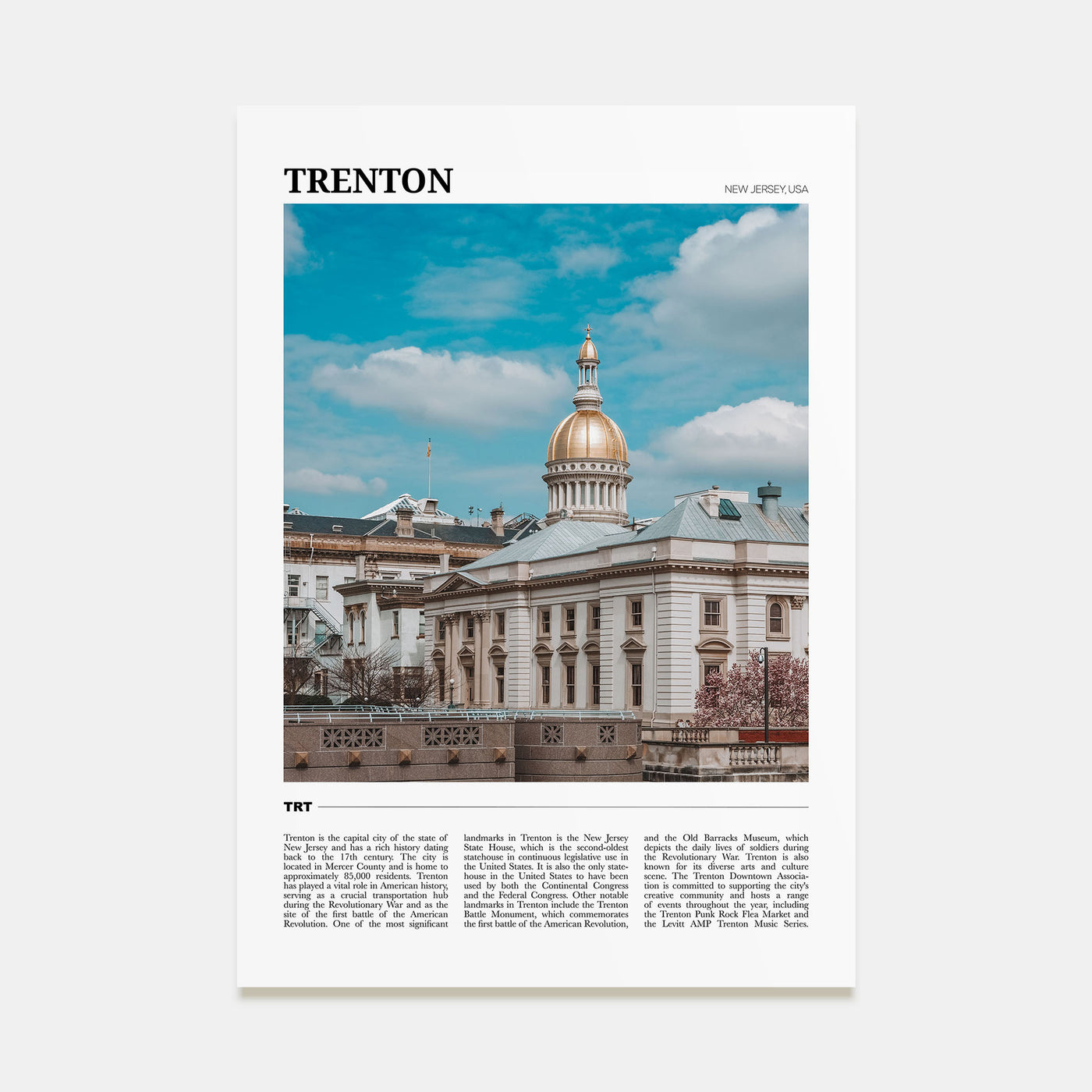 Trenton Travel Color Poster