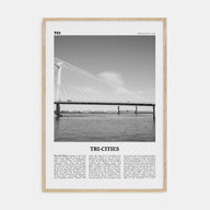 Tri-Cities Travel B&W Poster