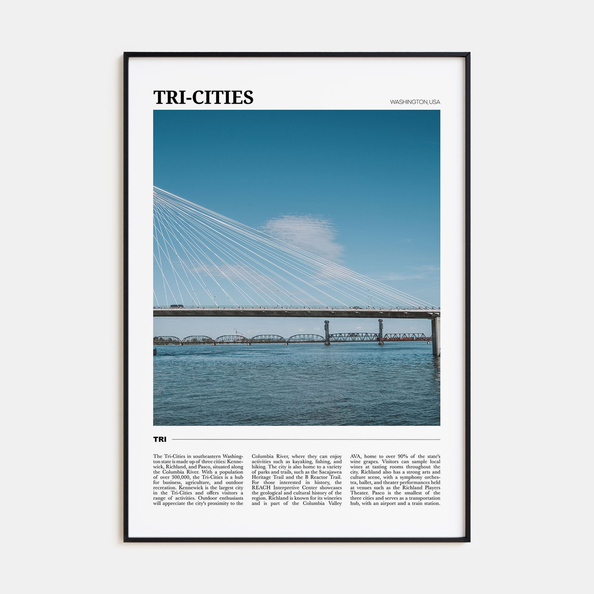 Tri-Cities Travel Color Poster
