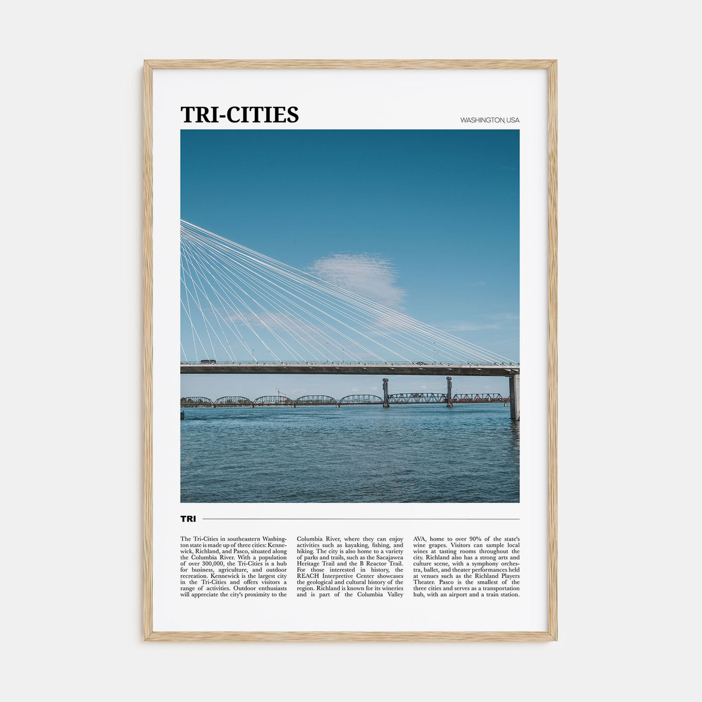 Tri-Cities Travel Color Poster