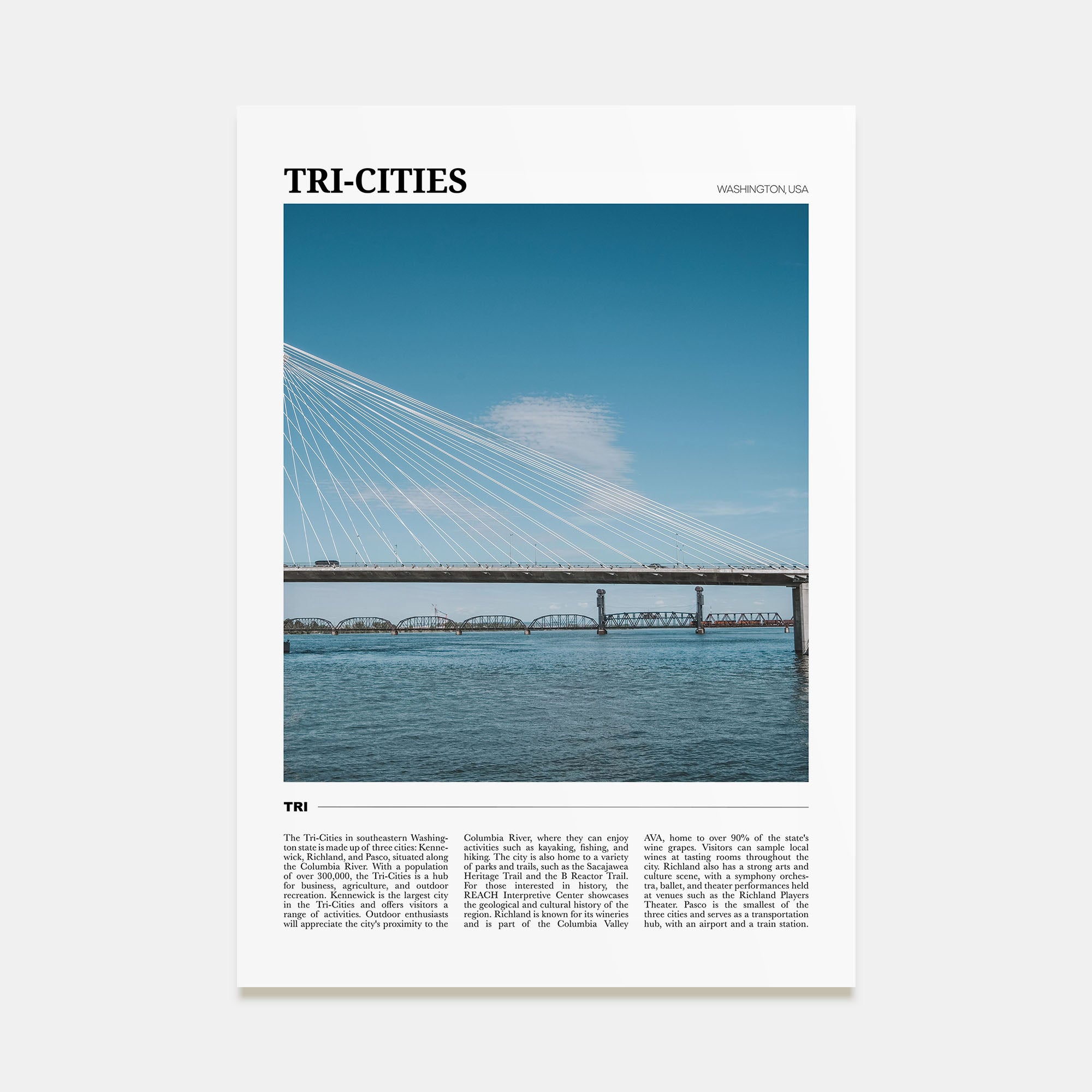 Tri-Cities Travel Color Poster