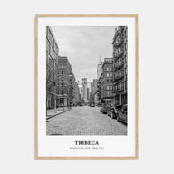 Tribeca Portrait B&W Poster