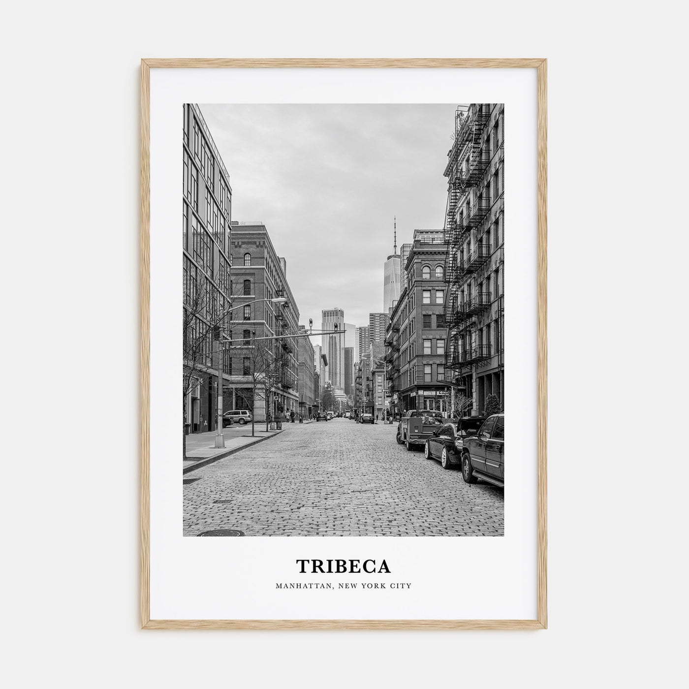 Tribeca Portrait B&W Poster