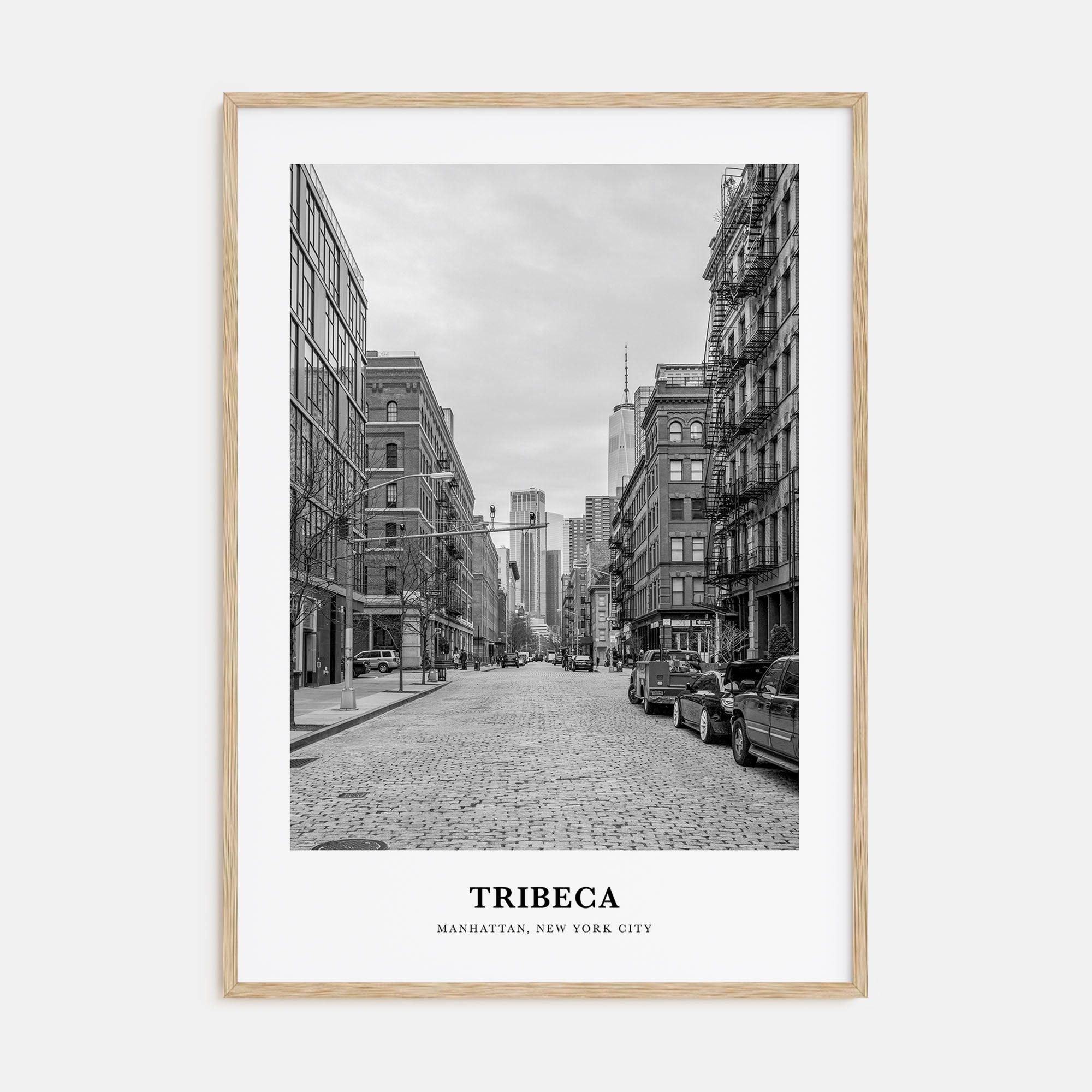 Tribeca Portrait B&W Poster