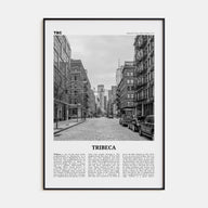 Tribeca Travel B&W Poster