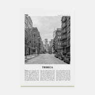 Tribeca Travel B&W Poster