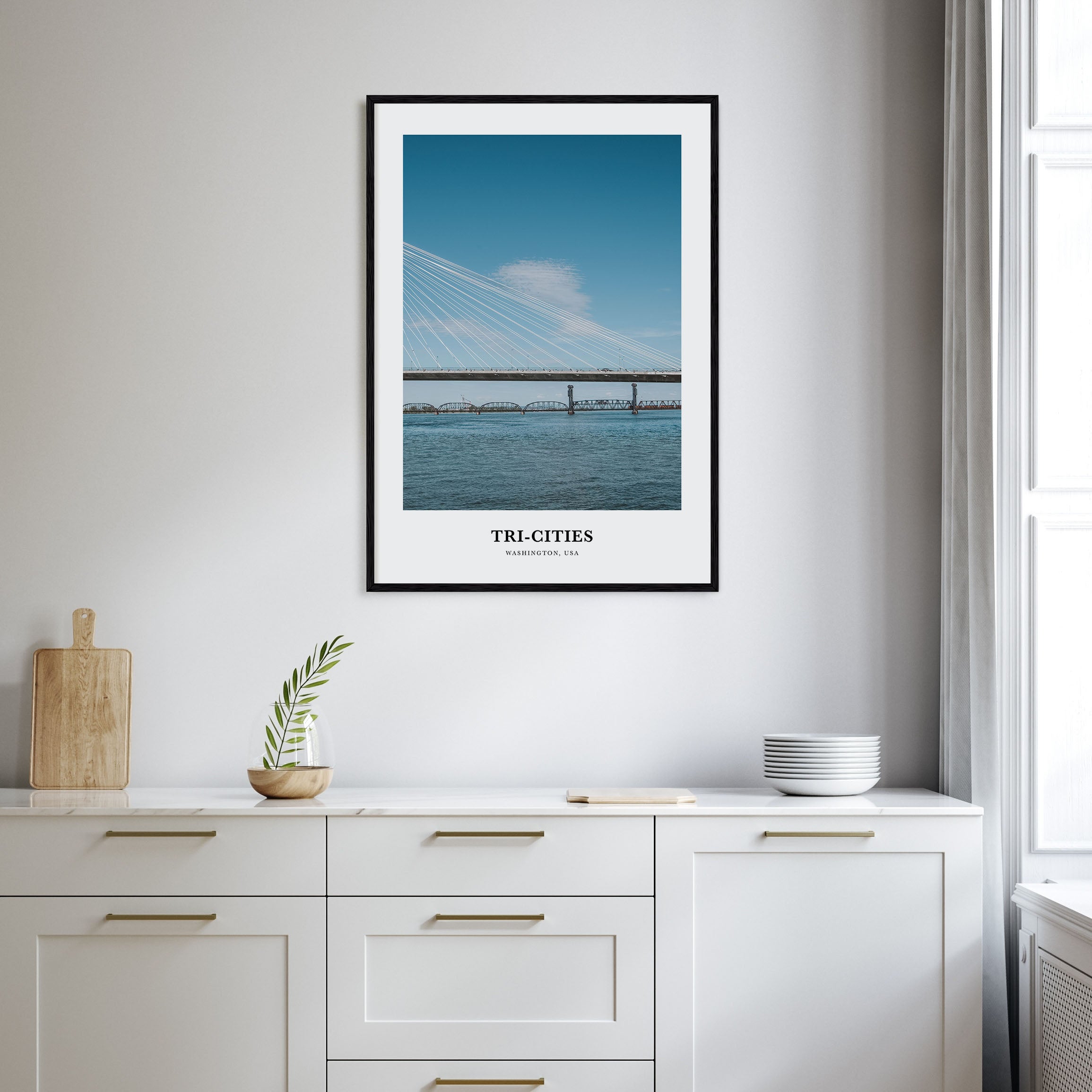 Tricities Portrait Color Poster