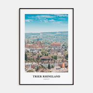 Trier Rhineland Portrait Color Poster