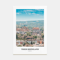 Trier Rhineland Portrait Color Poster