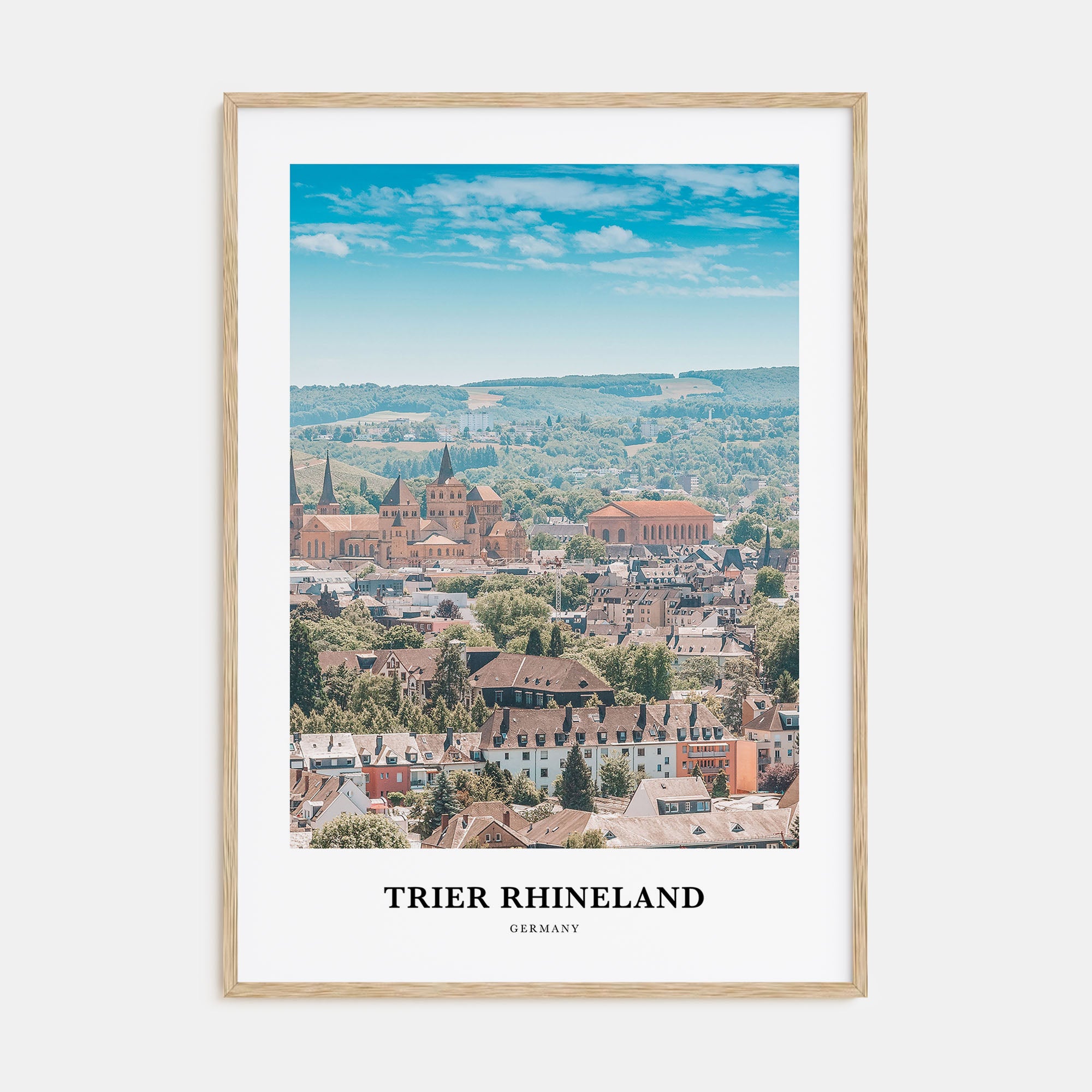 Trier Rhineland Portrait Color Poster