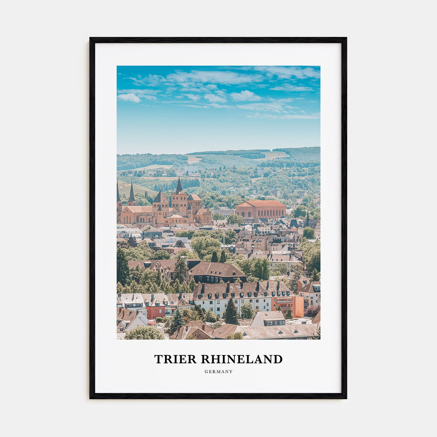 Trier Rhineland Portrait Color Poster