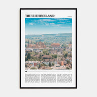 Trier Rhineland Travel Color Poster