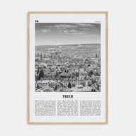 Trier Travel B&W Poster