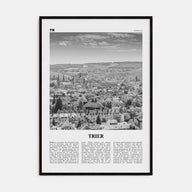 Trier Travel B&W Poster