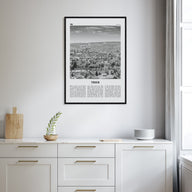 Trier Travel B&W Poster