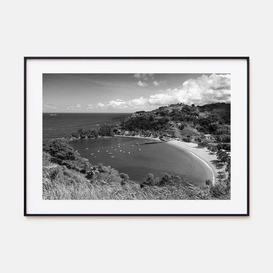 Trinidad and Tobago Landscape B&W Poster