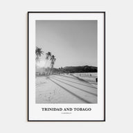 Trinidad and Tobago Portrait B&W No 1 Poster