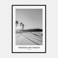 Trinidad and Tobago Portrait B&W No 1 Poster