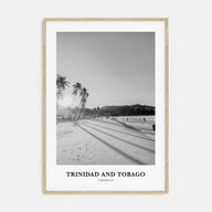 Trinidad and Tobago Portrait B&W No 1 Poster