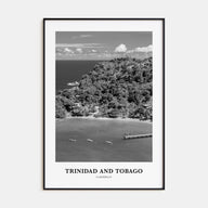 Trinidad and Tobago Portrait B&W No 2 Poster
