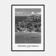 Trinidad and Tobago Portrait B&W No 2 Poster