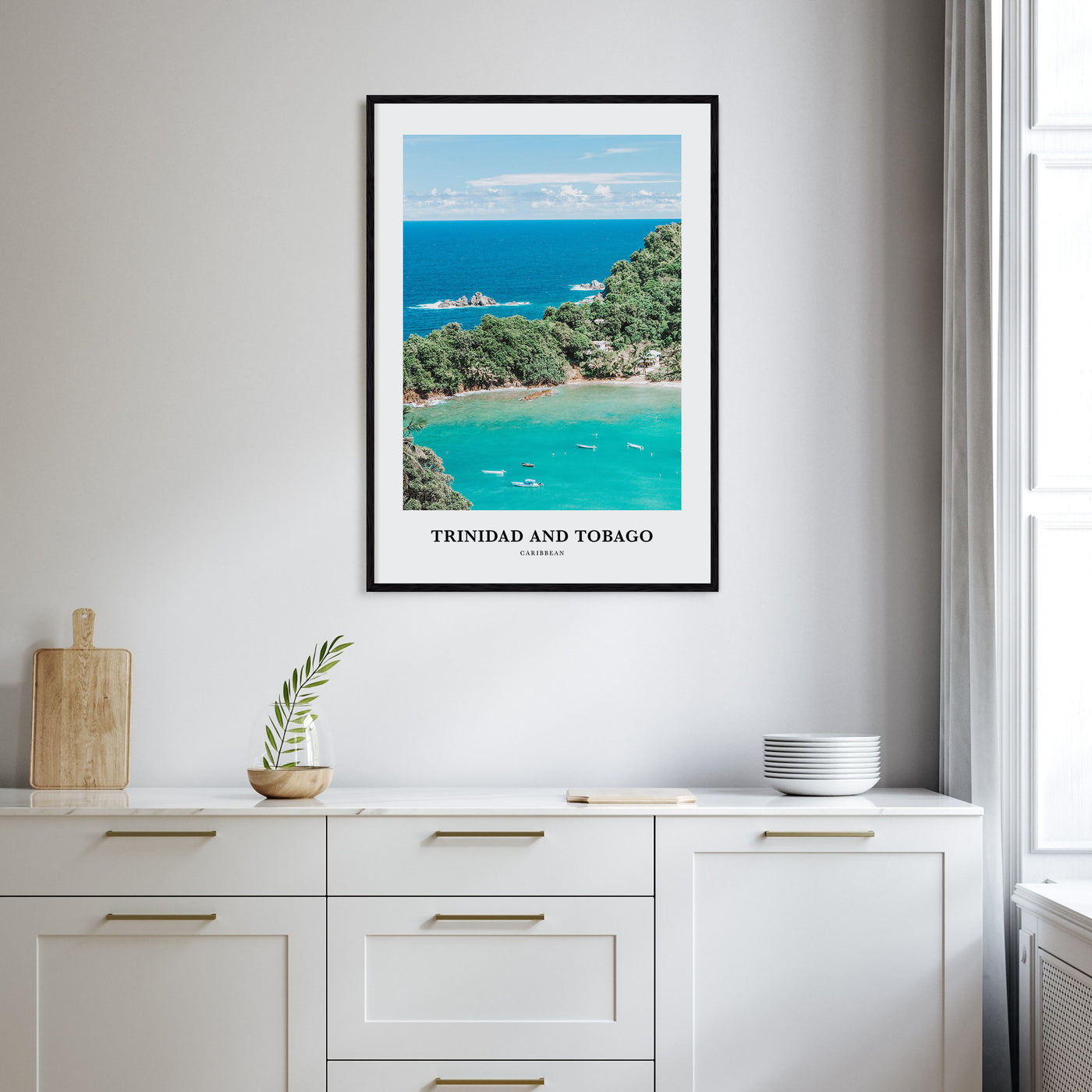 Trinidad and Tobago Portrait Color No 1 Poster