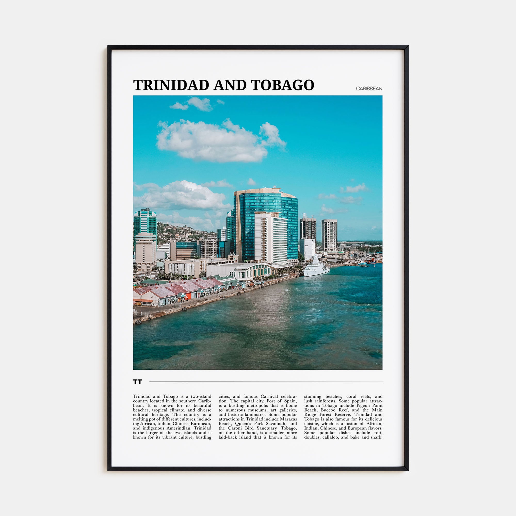 Trinidad and Tobago Travel Color No 1 Poster