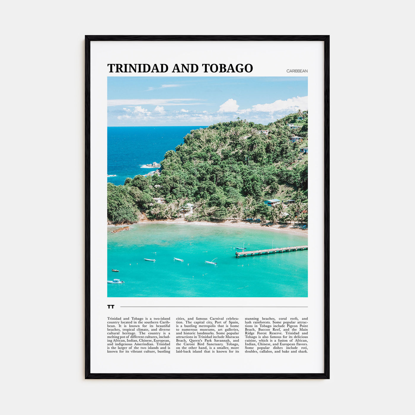 Trinidad and Tobago Travel Color No 2 Poster