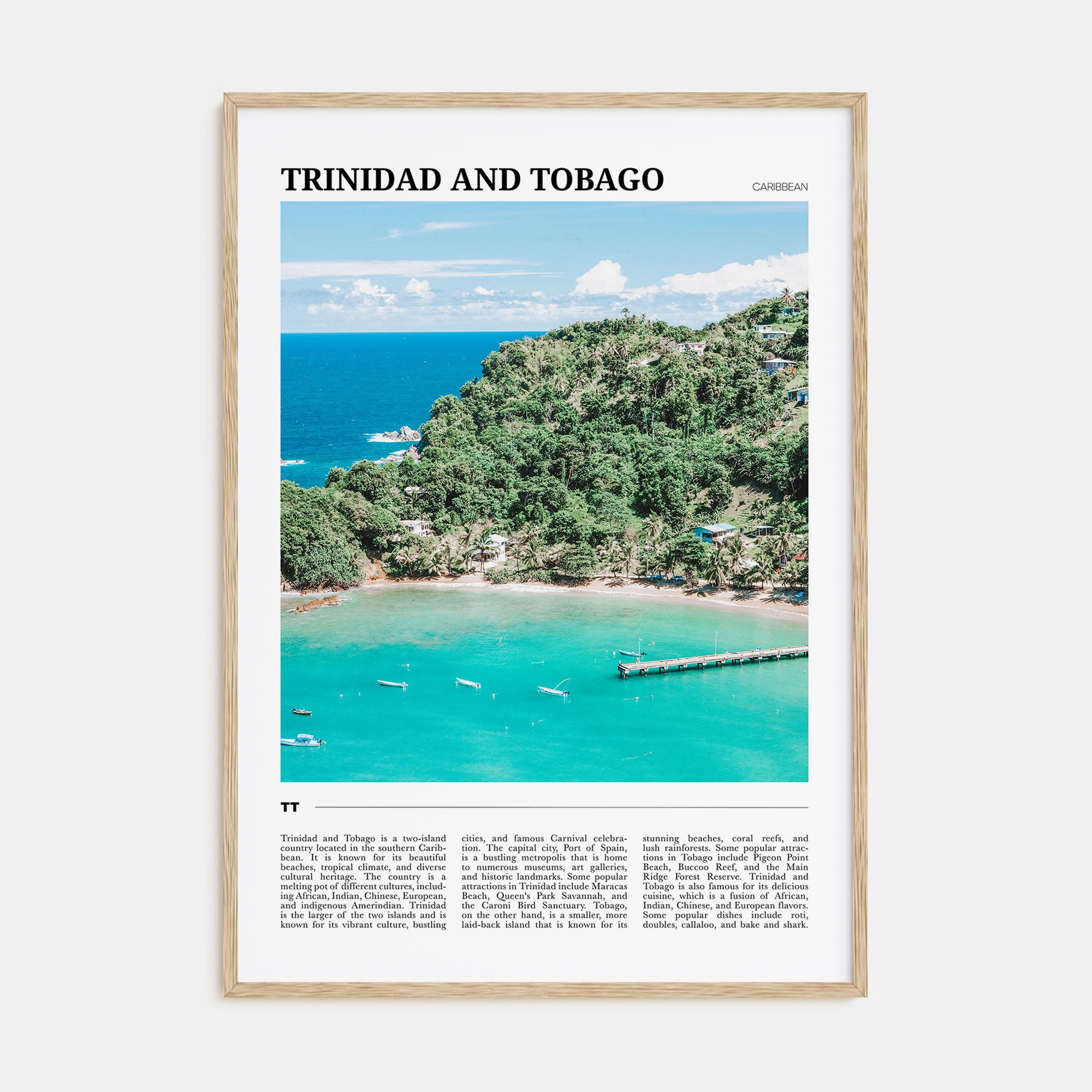 Trinidad and Tobago Travel Color No 2 Poster
