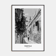 Tripoli, Lebanon Portrait B&W No 2 Poster