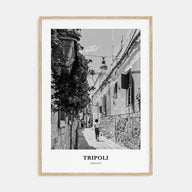 Tripoli, Lebanon Portrait B&W No 2 Poster