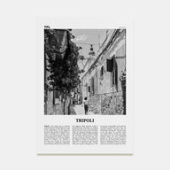 Tripoli, Lebanon Travel B&W No 1 Poster