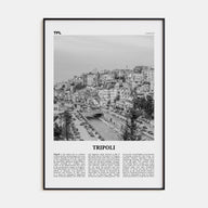 Tripoli, Lebanon Travel B&W No 2 Poster