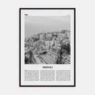 Tripoli, Lebanon Travel B&W No 2 Poster