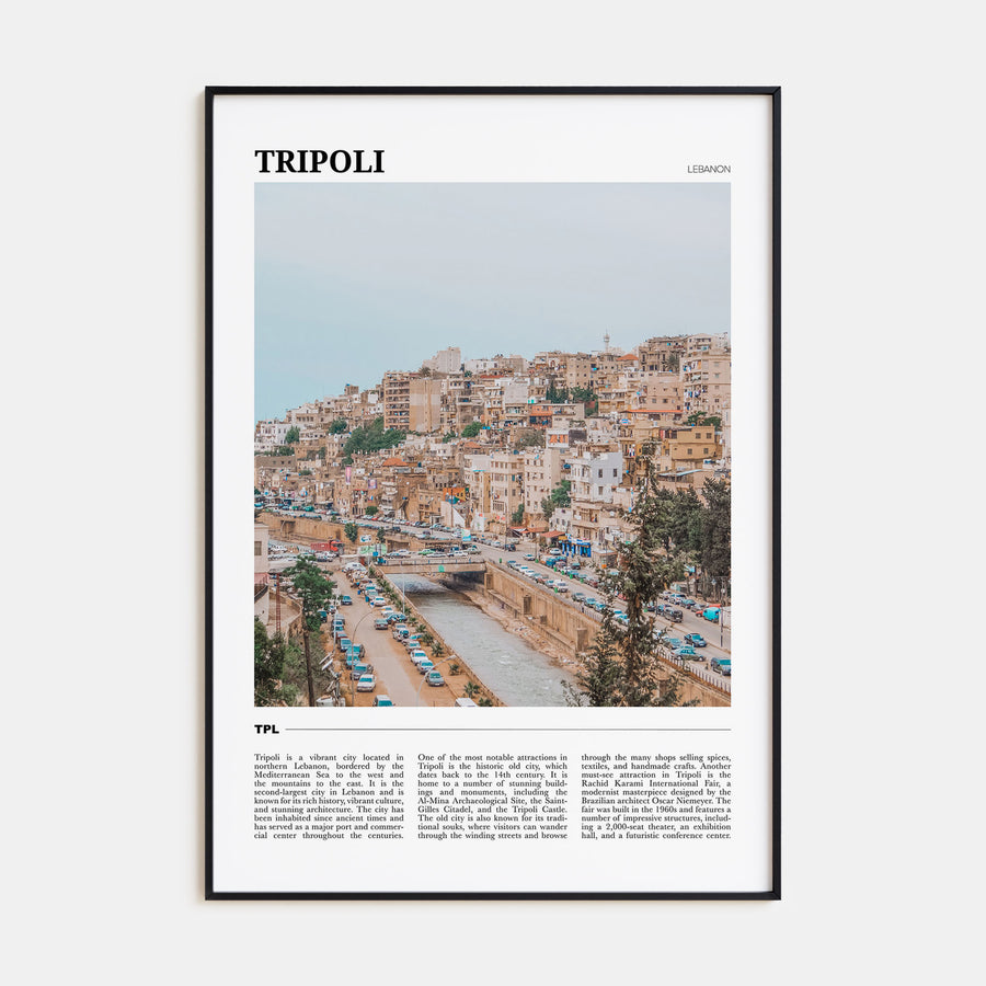 Tripoli, Lebanon Travel Color Poster