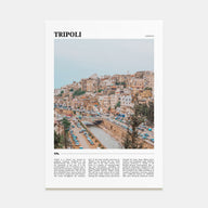 Tripoli, Lebanon Travel Color Poster