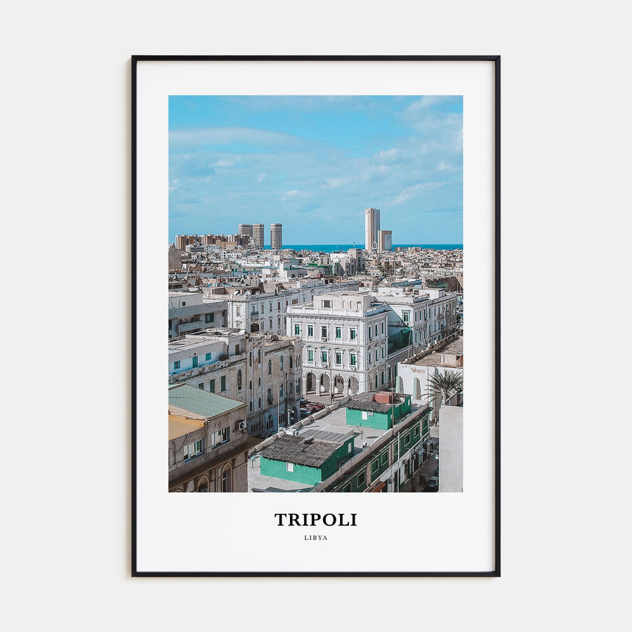 Tripoli, Libya Portrait Color Poster