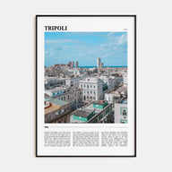 Tripoli, Libya Travel Color Poster