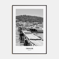 Trogir Portrait B&W Poster