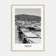 Trogir Portrait B&W Poster