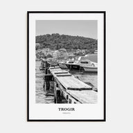Trogir Portrait B&W Poster