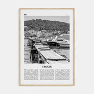 Trogir Travel B&W Poster