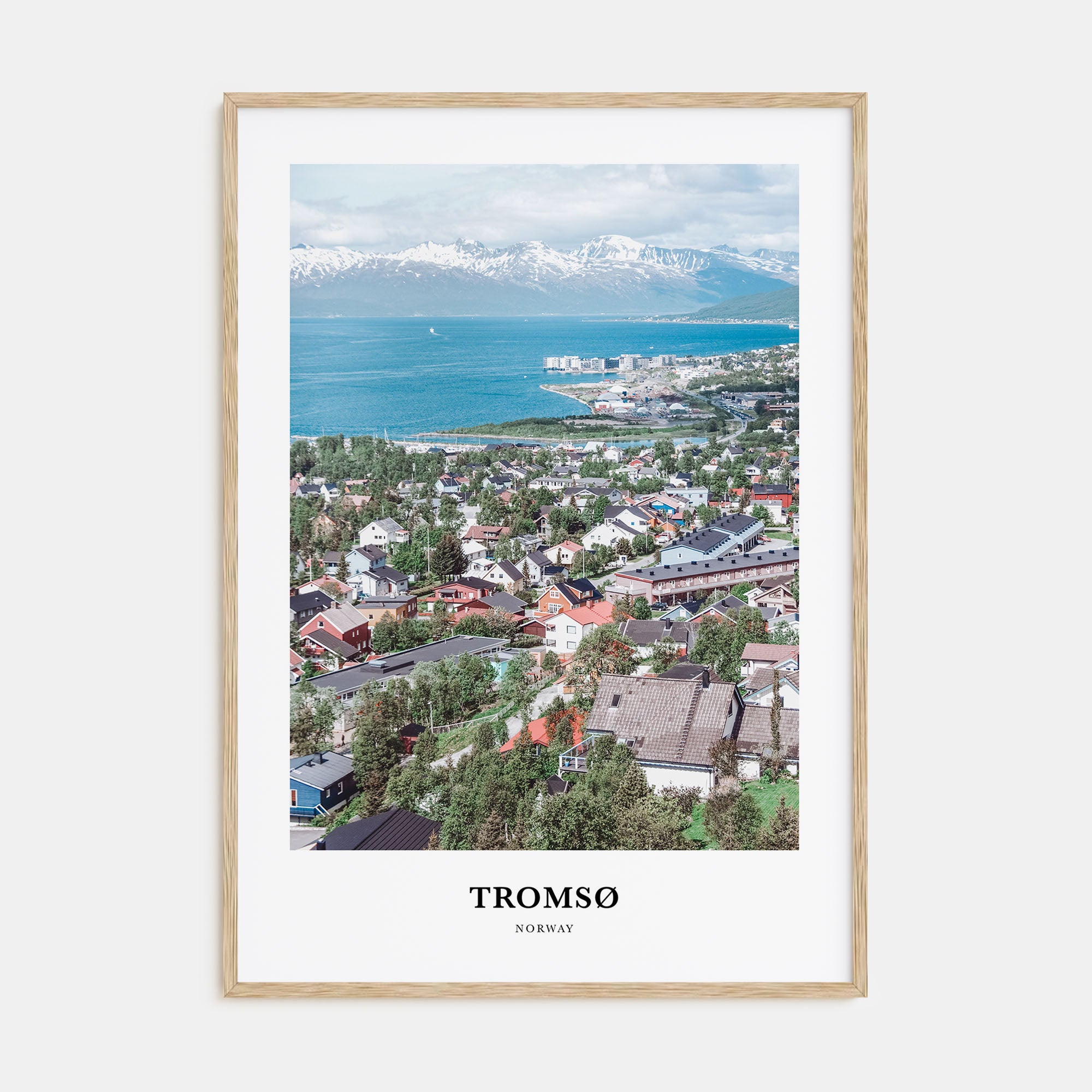 Tromsø Portrait Color Poster