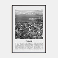 Tromsø Travel B&W Poster