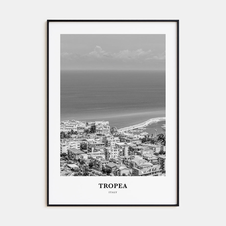 Tropea Portrait B&W Poster