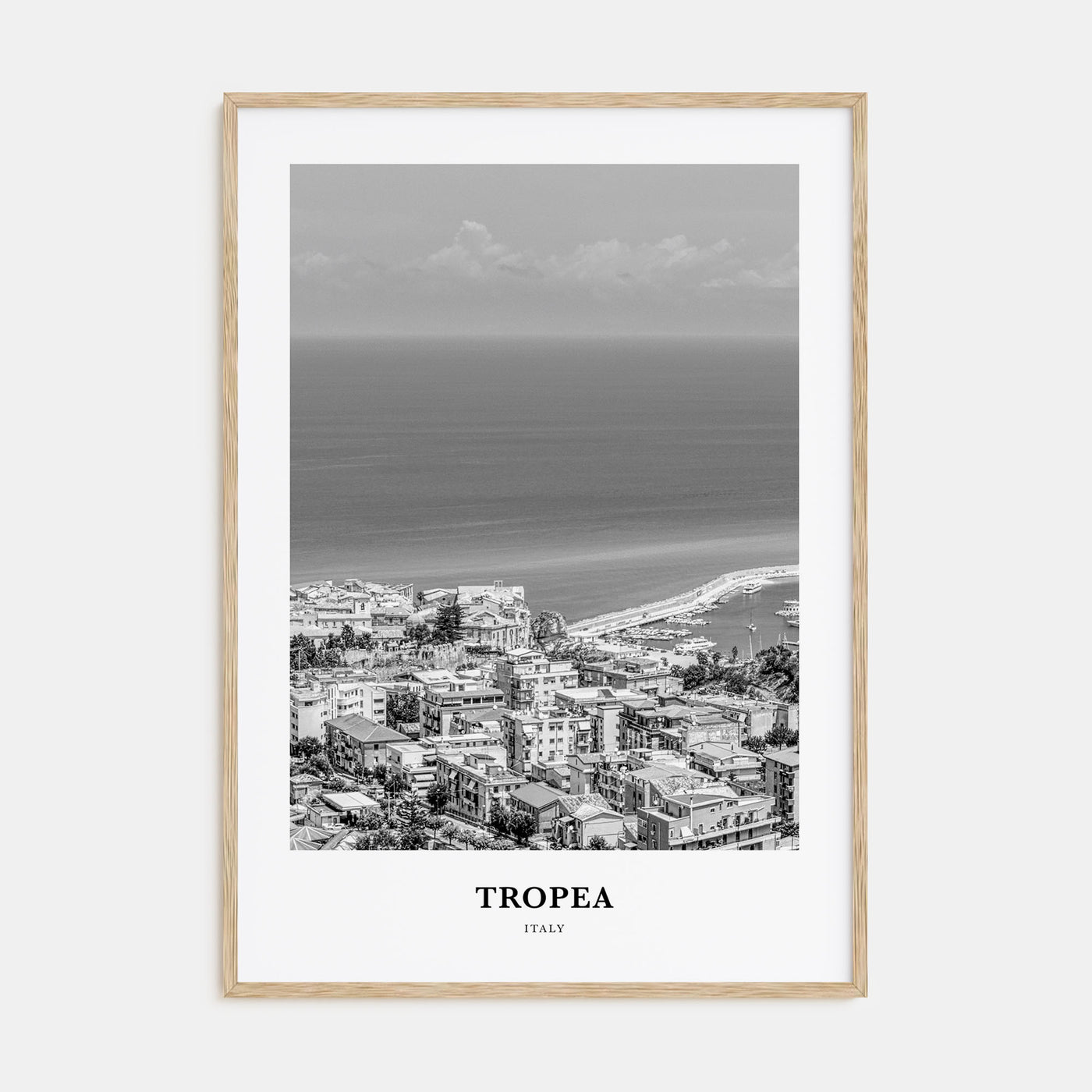 Tropea Portrait B&W Poster