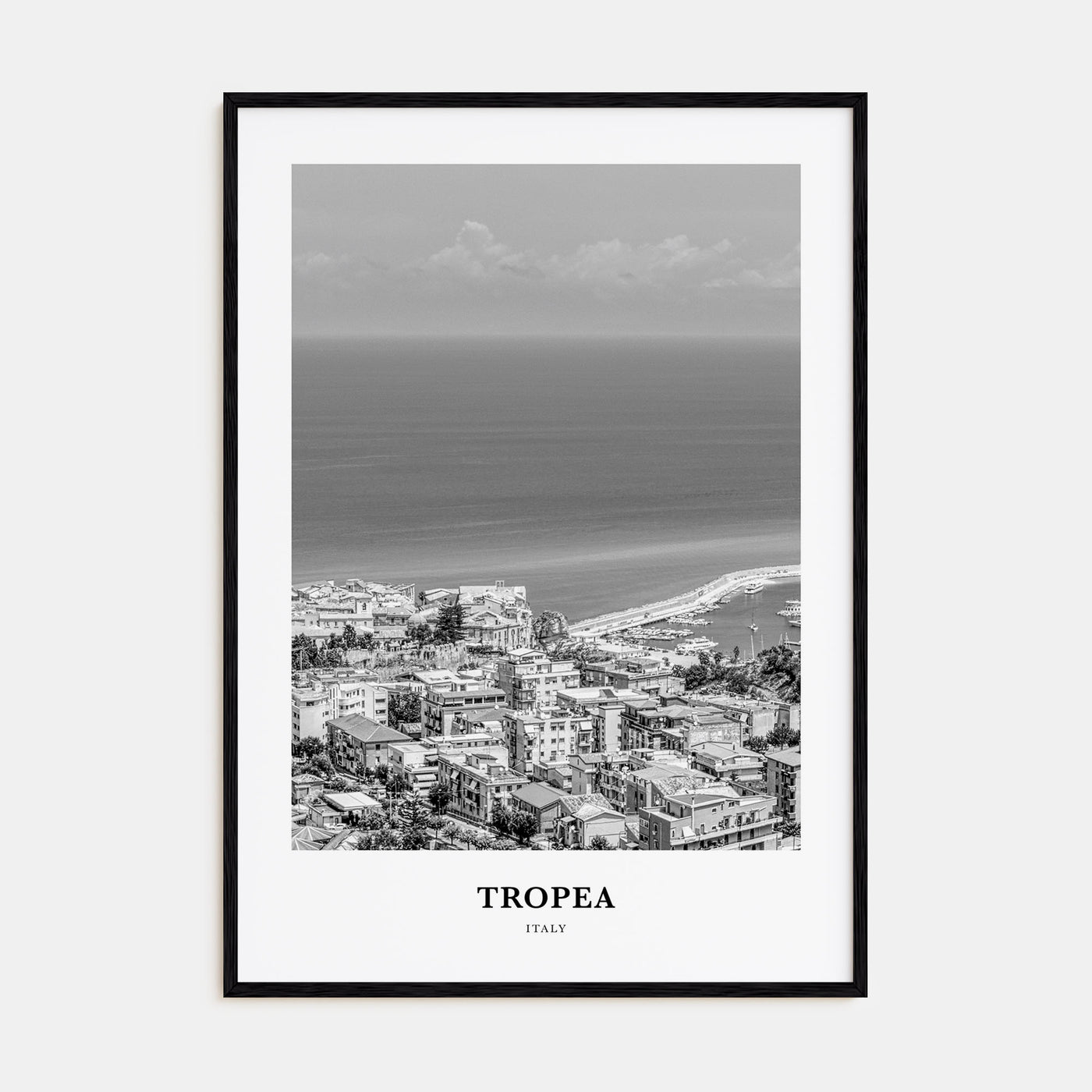 Tropea Portrait B&W Poster