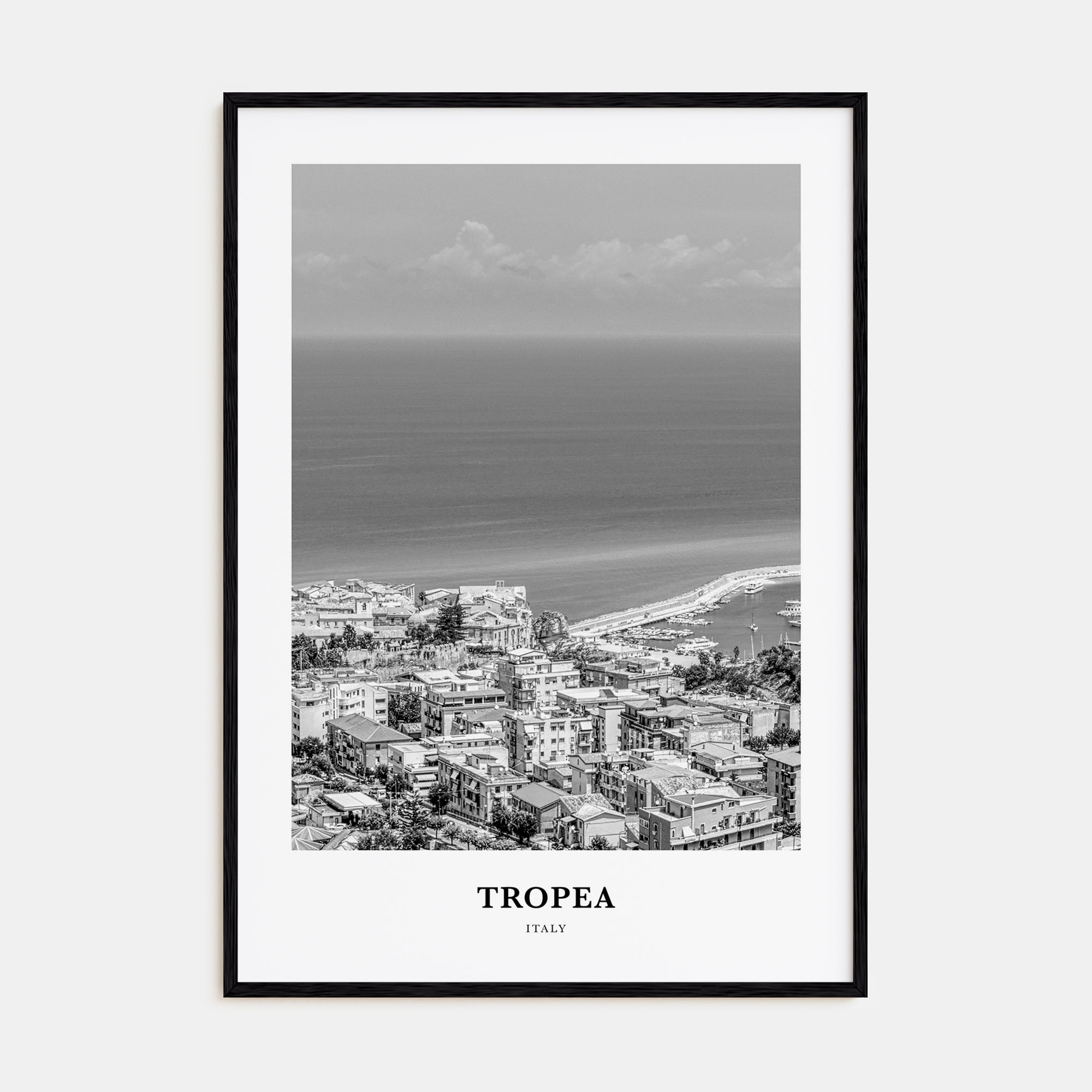 Tropea Portrait B&W Poster