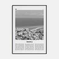 Tropea Travel B&W Poster