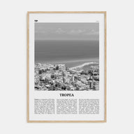 Tropea Travel B&W Poster